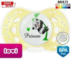Panda style1 + prénom: Sucette LOVI Dynamic-su7.fr
