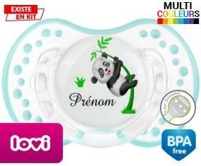 Panda style1 + prénom: Sucette LOVI Dynamic-su7.fr