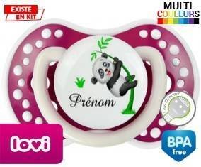 Panda style1 + prénom: Sucette LOVI Dynamic-su7.fr