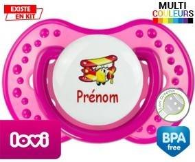 Avion rouge + prénom: Sucette LOVI Dynamic-su7.fr