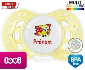 Avion rouge + prénom: Sucette LOVI Dynamic-su7.fr