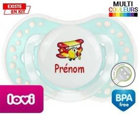 Avion rouge + prénom: Sucette LOVI Dynamic-su7.fr