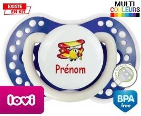 Avion rouge + prénom: Sucette LOVI Dynamic-su7.fr