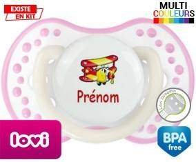 Avion rouge + prénom: Sucette LOVI Dynamic-su7.fr