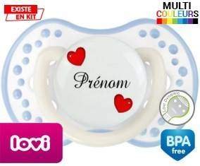 Cœurs Style2 + prénom: Sucette LOVI Dynamic-su7.fr