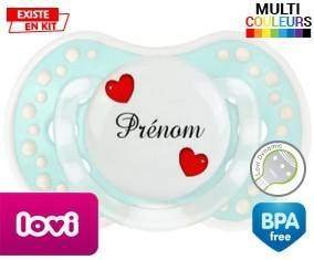 Cœurs Style2 + prénom: Sucette LOVI Dynamic-su7.fr