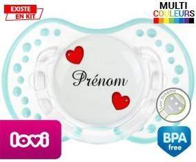 Cœurs Style2 + prénom: Sucette LOVI Dynamic-su7.fr