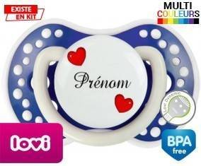 Cœurs Style2 + prénom: Sucette LOVI Dynamic-su7.fr