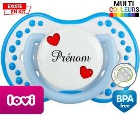 Cœurs Style2 + prénom: Sucette LOVI Dynamic-su7.fr