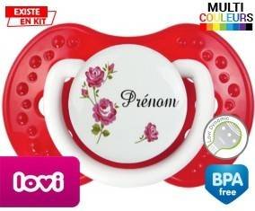 Tige fleur + prénom: Sucette LOVI Dynamic-su7.fr