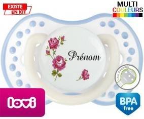 Tige fleur + prénom: Sucette LOVI Dynamic-su7.fr