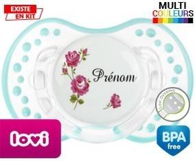 Tige fleur + prénom: Sucette LOVI Dynamic-su7.fr