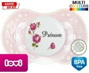 Tige fleur + prénom: Sucette LOVI Dynamic-su7.fr