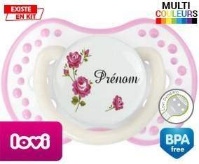 Tige fleur + prénom: Sucette LOVI Dynamic-su7.fr