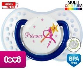 Fée baguette + prénom: Sucette LOVI Dynamic-su7.fr