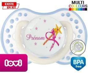 Fée baguette + prénom: Sucette LOVI Dynamic-su7.fr