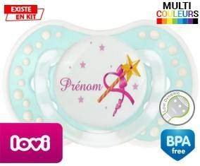 Fée baguette + prénom: Sucette LOVI Dynamic-su7.fr