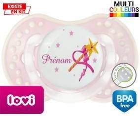 Fée baguette + prénom: Sucette LOVI Dynamic-su7.fr