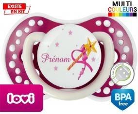 Fée baguette + prénom: Sucette LOVI Dynamic-su7.fr