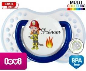 Pompier flamme + prénom: Sucette LOVI Dynamic-su7.fr