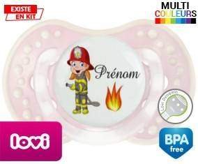 Pompier flamme + prénom: Sucette LOVI Dynamic-su7.fr