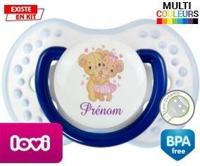 Ourson câlin + prénom: Sucette LOVI Dynamic-su7.fr