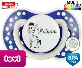 Zèbre style1 + prénom : Sucette LOVI Dynamic