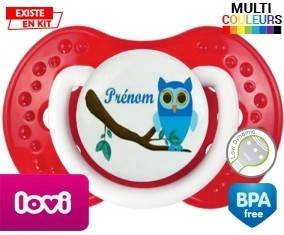 Hibou style1 + prénom: Sucette LOVI Dynamic-su7.fr