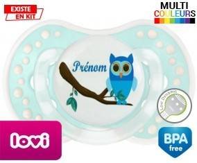 Hibou style1 + prénom: Sucette LOVI Dynamic-su7.fr