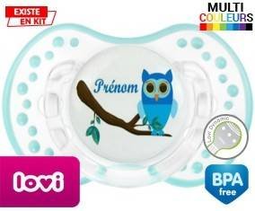 Hibou style1 + prénom: Sucette LOVI Dynamic-su7.fr