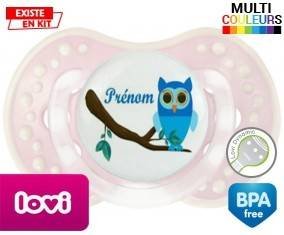 Hibou style1 + prénom: Sucette LOVI Dynamic-su7.fr