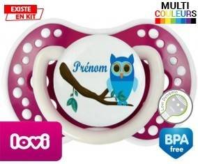 Hibou style1 + prénom: Sucette LOVI Dynamic-su7.fr