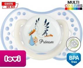 Cigogne (garçon) + prénom: Sucette LOVI Dynamic-su7.fr