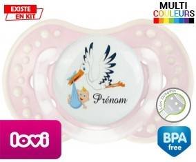 Cigogne (garçon) + prénom: Sucette LOVI Dynamic-su7.fr