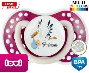 Cigogne (garçon) + prénom: Sucette LOVI Dynamic-su7.fr