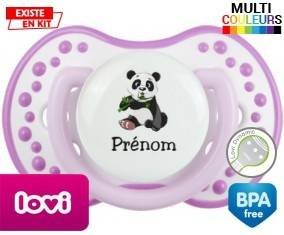 Panda style2 + prénom: Sucette LOVI Dynamic-su7.fr