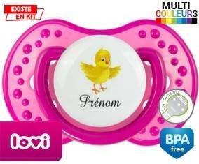 Poussin + prénom: Sucette LOVI Dynamic-su7.fr