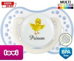 Poussin + prénom: Sucette LOVI Dynamic-su7.fr