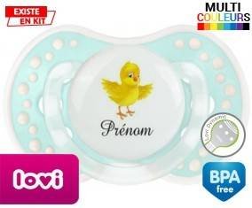 Poussin + prénom: Sucette LOVI Dynamic-su7.fr