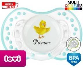 Poussin + prénom: Sucette LOVI Dynamic-su7.fr