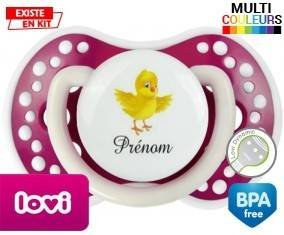 Poussin + prénom: Sucette LOVI Dynamic-su7.fr
