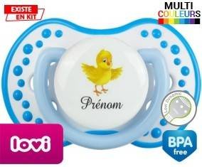 Poussin + prénom: Sucette LOVI Dynamic-su7.fr