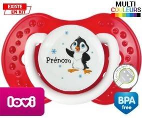 Pingouin + prénom: Sucette LOVI Dynamic-su7.fr