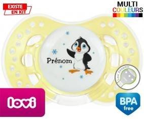 Pingouin + prénom: Sucette LOVI Dynamic-su7.fr