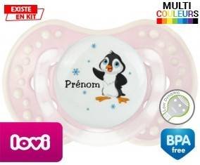 Pingouin + prénom: Sucette LOVI Dynamic-su7.fr