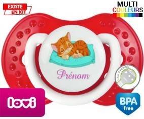 Chat dodo + prénom: Sucette LOVI Dynamic-su7.fr