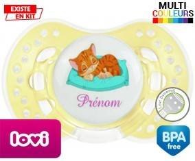 Chat dodo + prénom: Sucette LOVI Dynamic-su7.fr