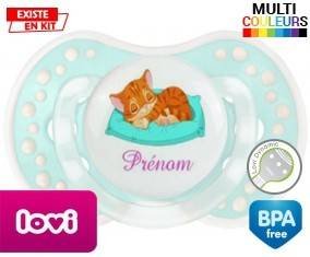 Chat dodo + prénom: Sucette LOVI Dynamic-su7.fr