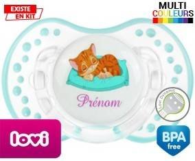 Chat dodo + prénom: Sucette LOVI Dynamic-su7.fr