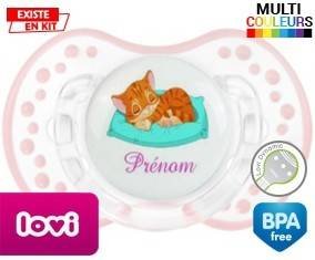 Chat dodo + prénom: Sucette LOVI Dynamic-su7.fr